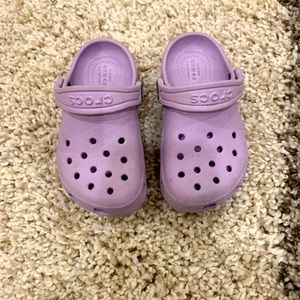 Toddler Crocs Size 8 in Purple